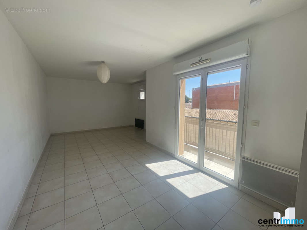 Montpellier Nord Ouest vente appartement F2 duplex Centrimmo séjour suite - Appartement à MONTPELLIER