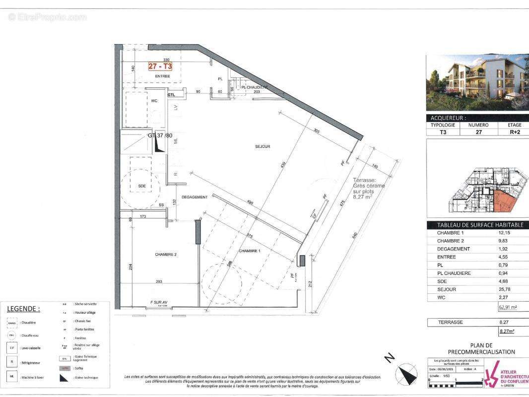 Appartement à RILLIEUX-LA-PAPE