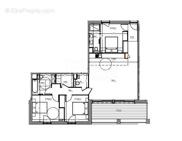 Appartement à PEISEY-NANCROIX