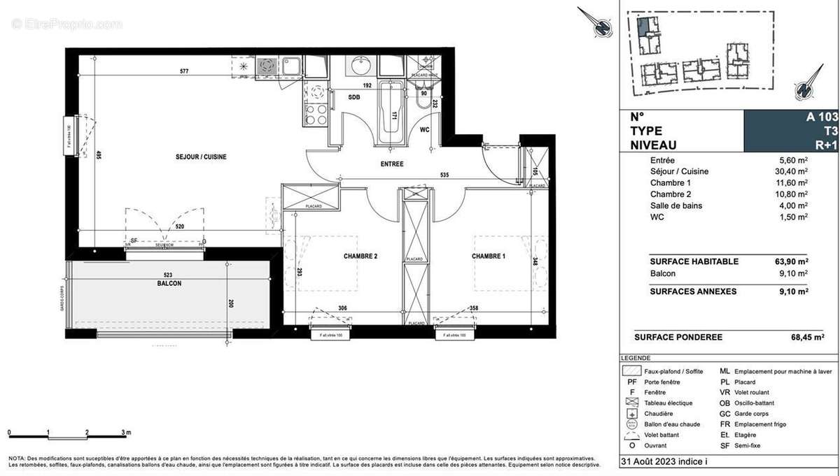 Appartement à POMPERTUZAT