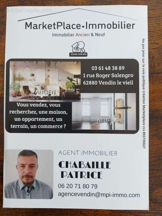 Appartement à VENDIN-LE-VIEIL