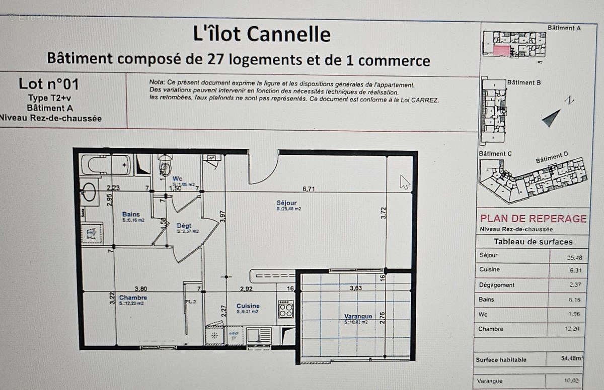 Appartement à SAINT-ANDRE