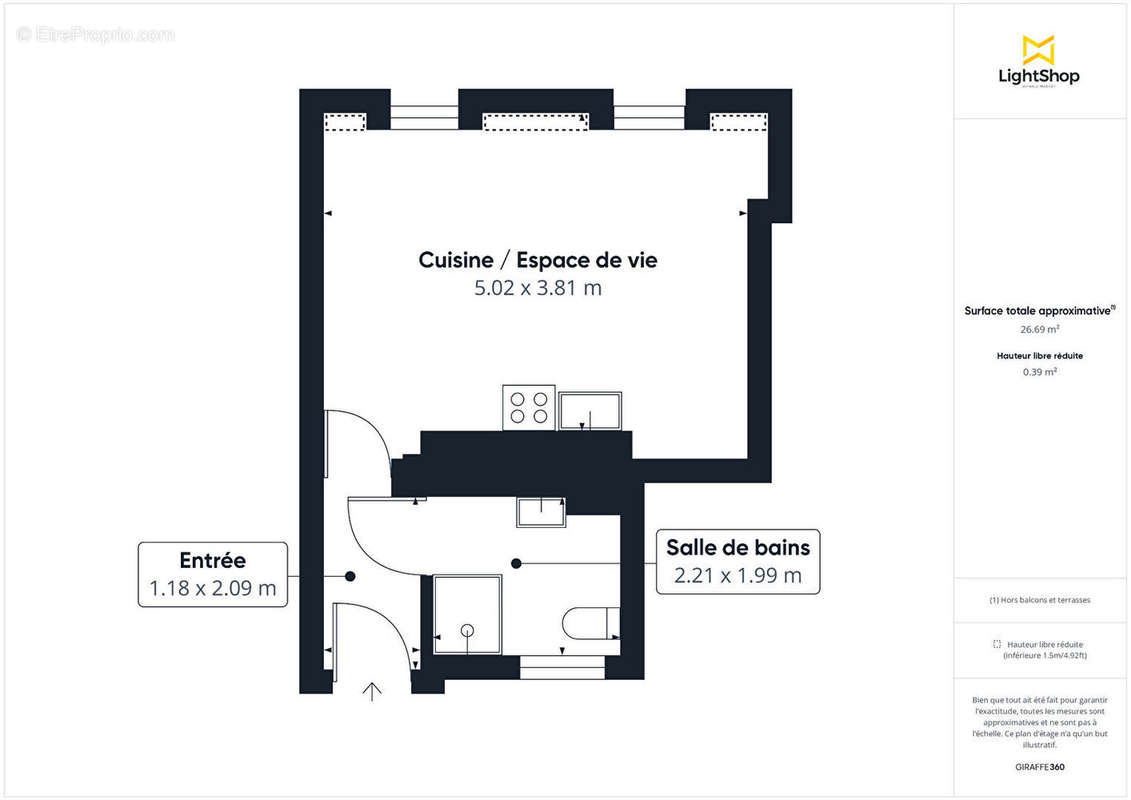 Appartement à PARIS-13E