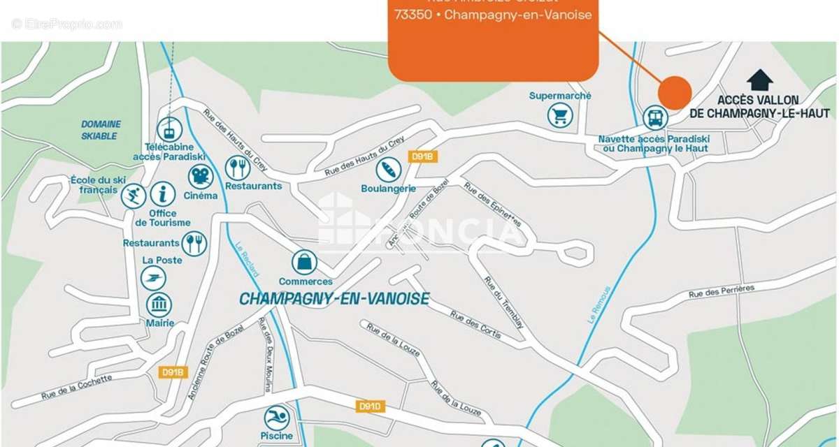 Appartement à CHAMPAGNY-EN-VANOISE