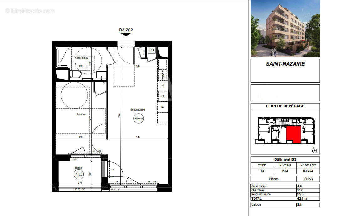 Appartement à SAINT-NAZAIRE