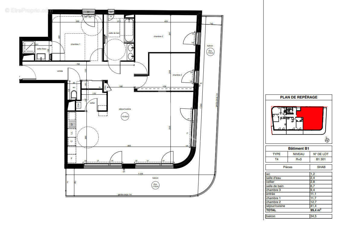 Appartement à SAINT-NAZAIRE