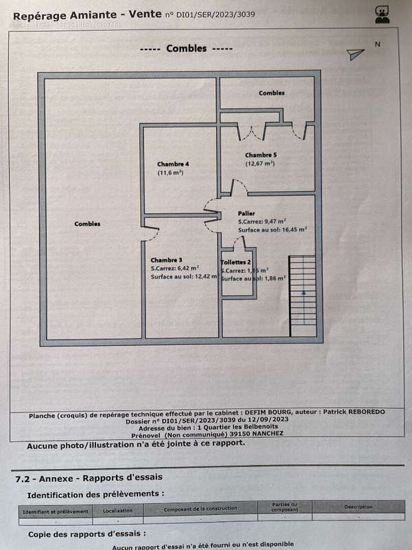 Maison à CHAUX-DES-PRES