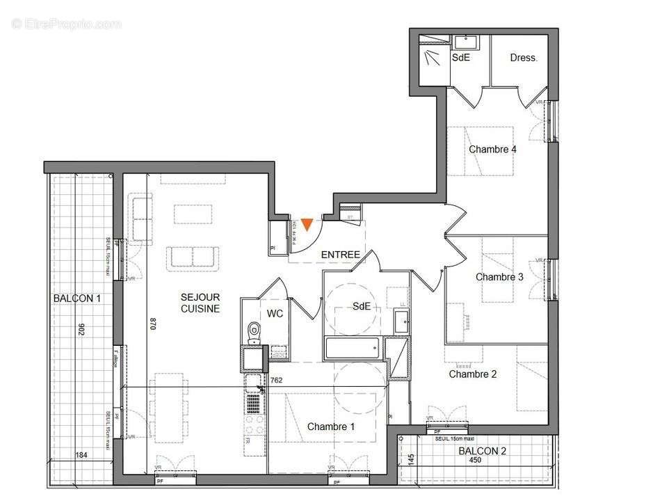 Villefranche, Programme neuf, Appartement, Appartement neuf, T5 - Appartement à VILLEFRANCHE-SUR-SAONE