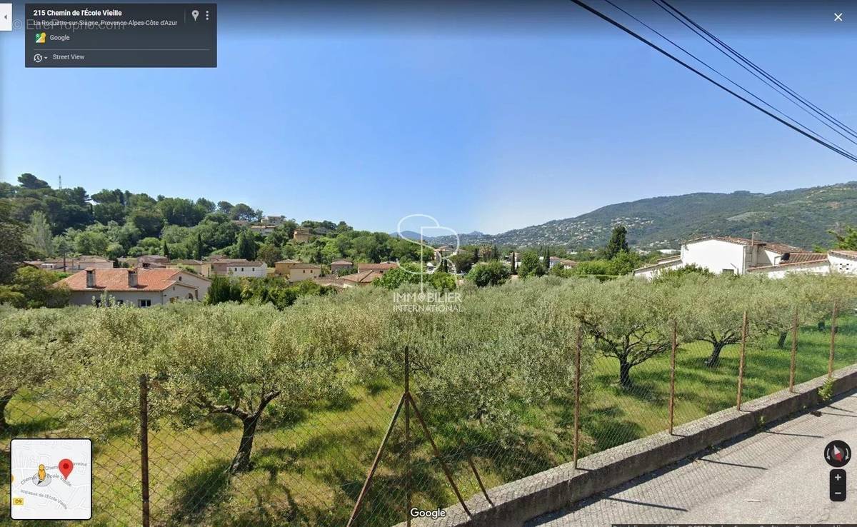 Terrain à LA ROQUETTE-SUR-SIAGNE