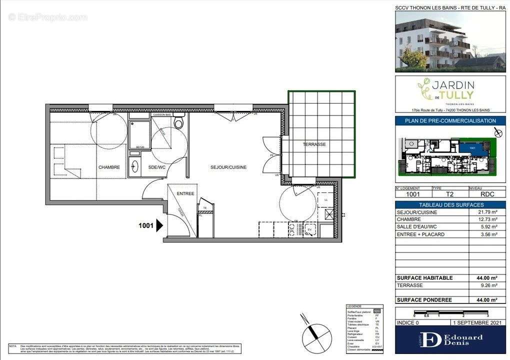 Thonon Les Bains, Lac Léman, Appartement T2, Appartement Neuf, - Appartement à THONON-LES-BAINS