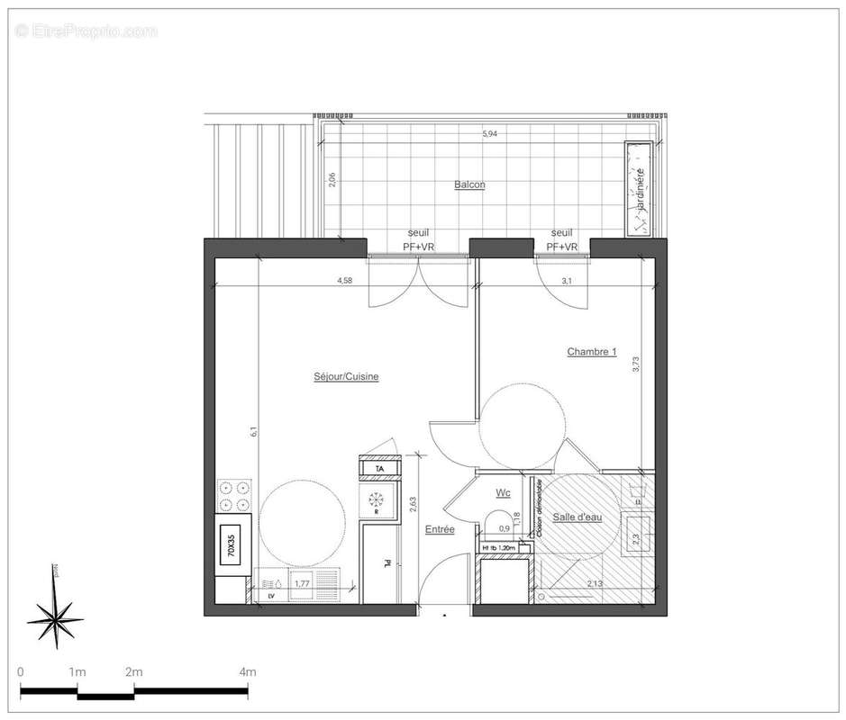 Appartement à SEYSSINS