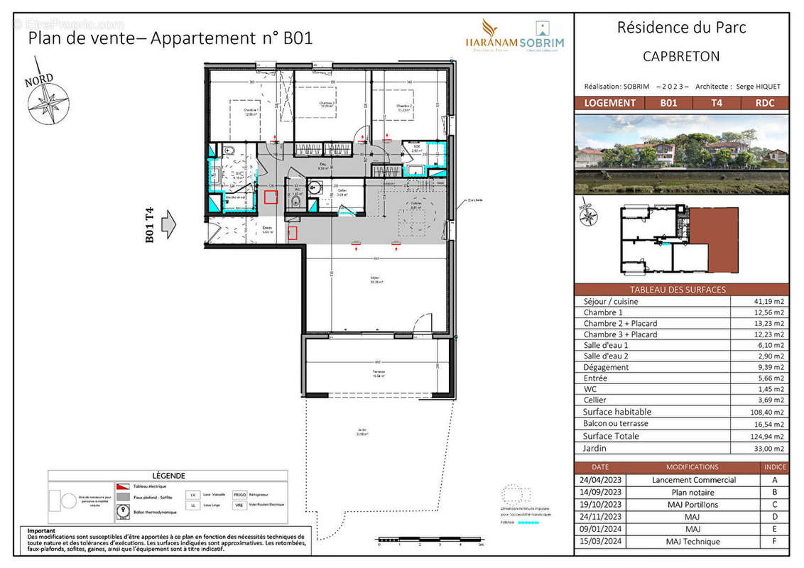 Appartement à CAPBRETON