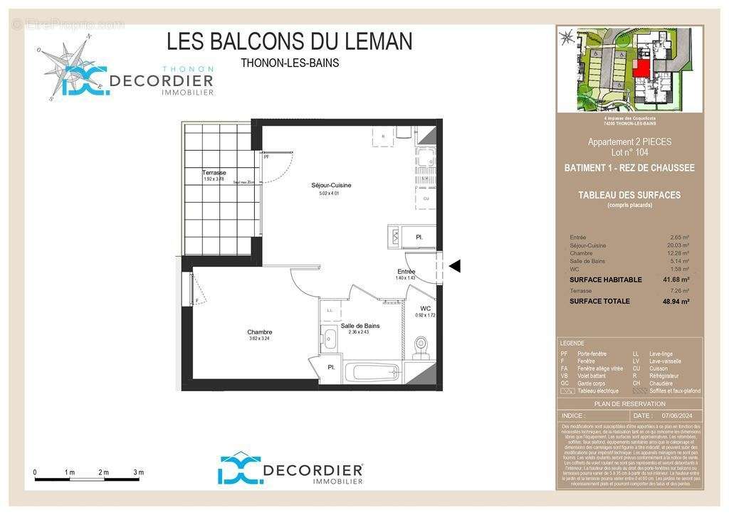 Appartement à THONON-LES-BAINS