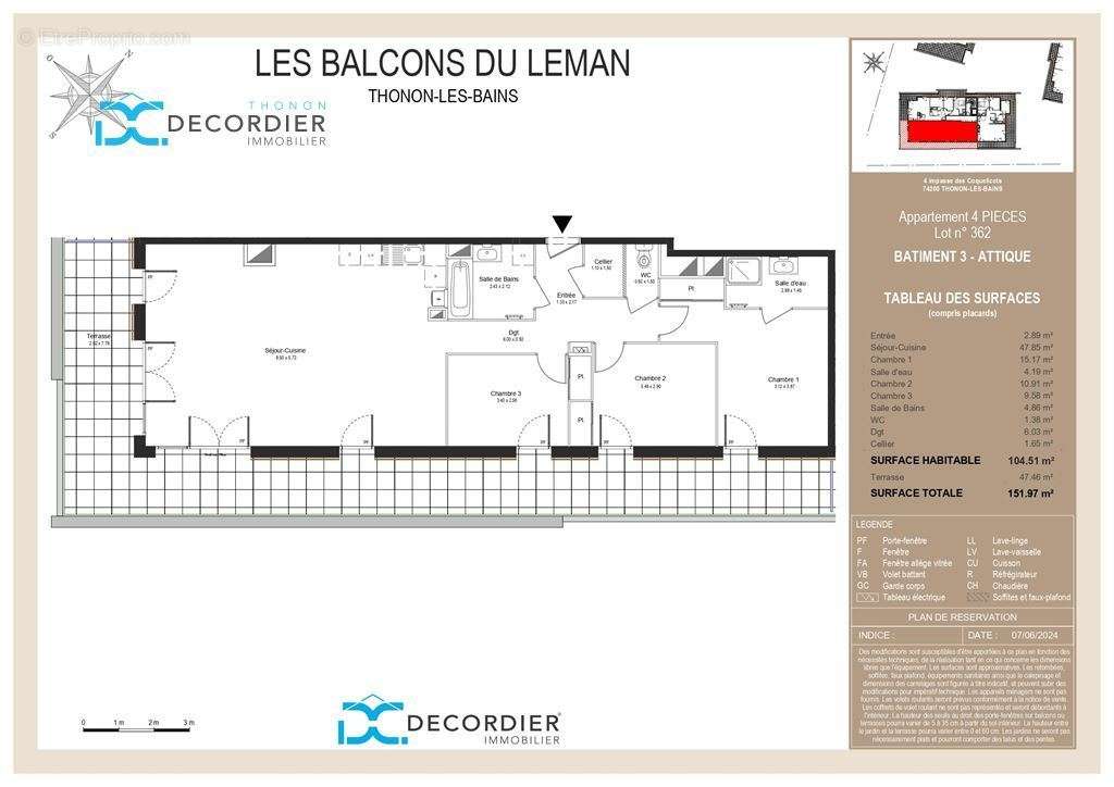 Appartement à THONON-LES-BAINS