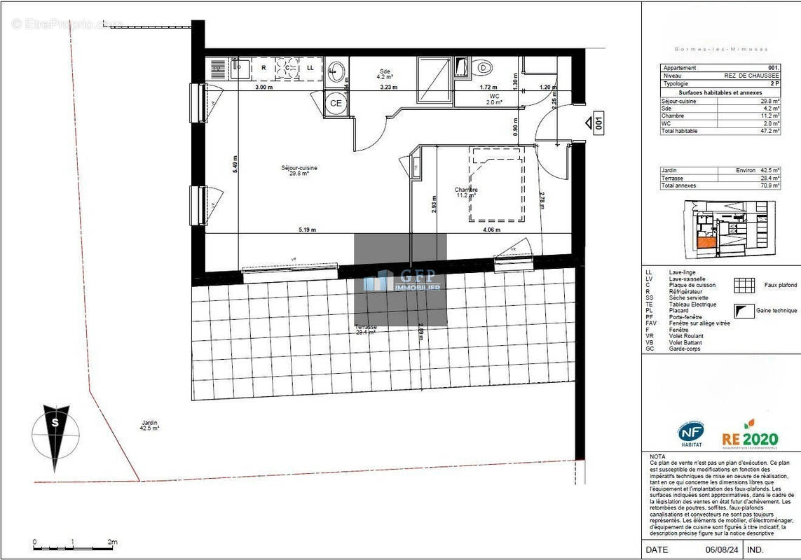 Appartement à BORMES-LES-MIMOSAS