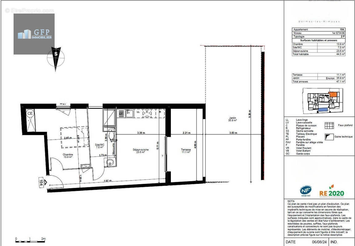 Appartement à BORMES-LES-MIMOSAS