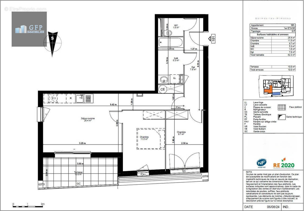 Appartement à BORMES-LES-MIMOSAS