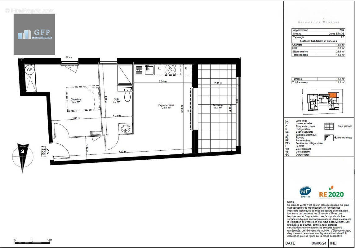 Appartement à BORMES-LES-MIMOSAS