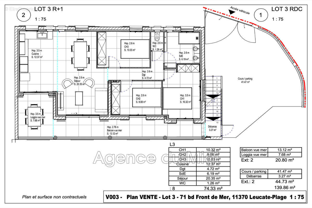 Appartement à LEUCATE