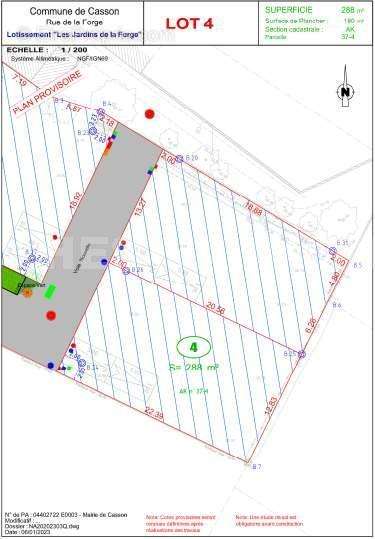 PLAN 2 - Terrain à CASSON