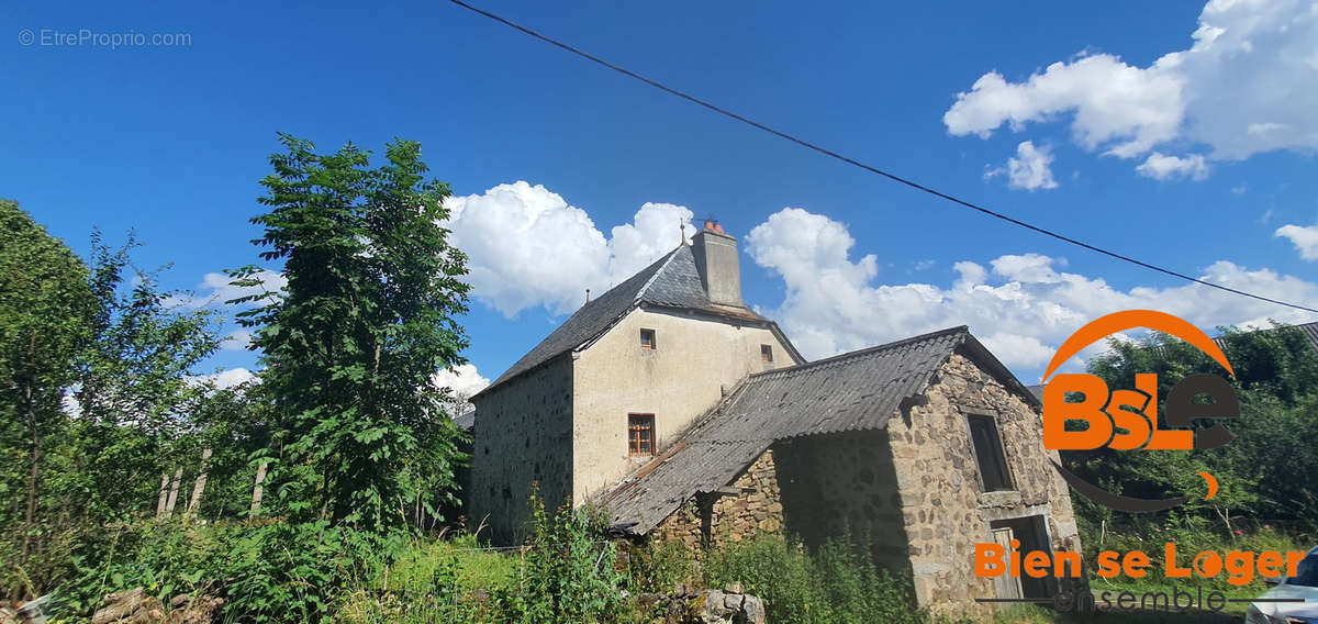 BSLE LOZERE A VENDRE MAISON ET GRANGE A RENOVER - Maison à LOUBARESSE