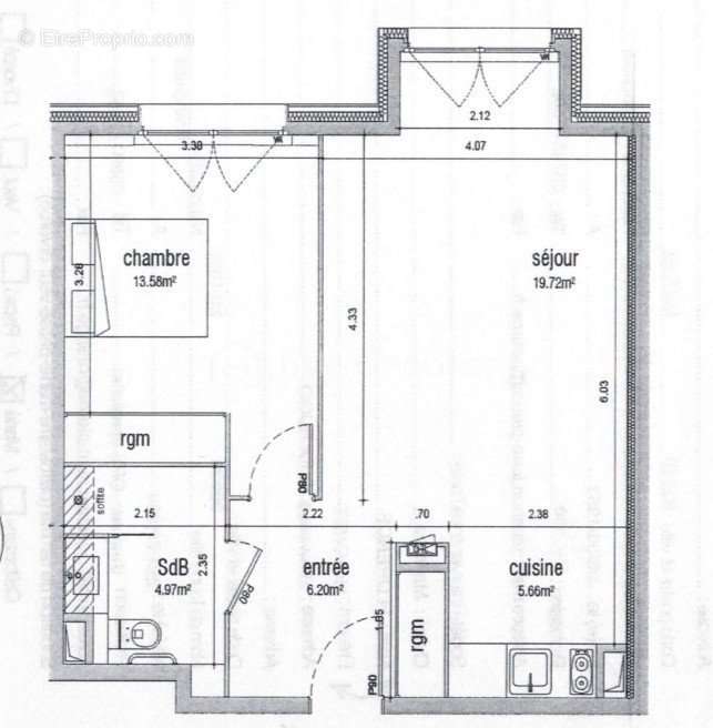 Appartement à SAINT-MICHEL-SUR-ORGE