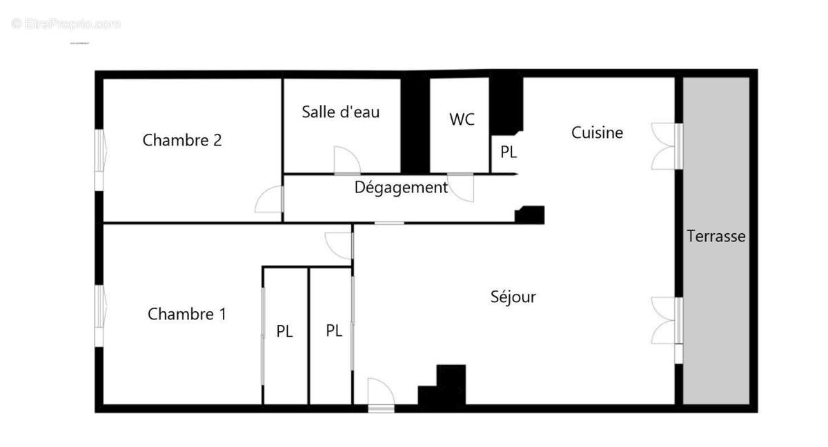 Appartement à MARSEILLE-4E