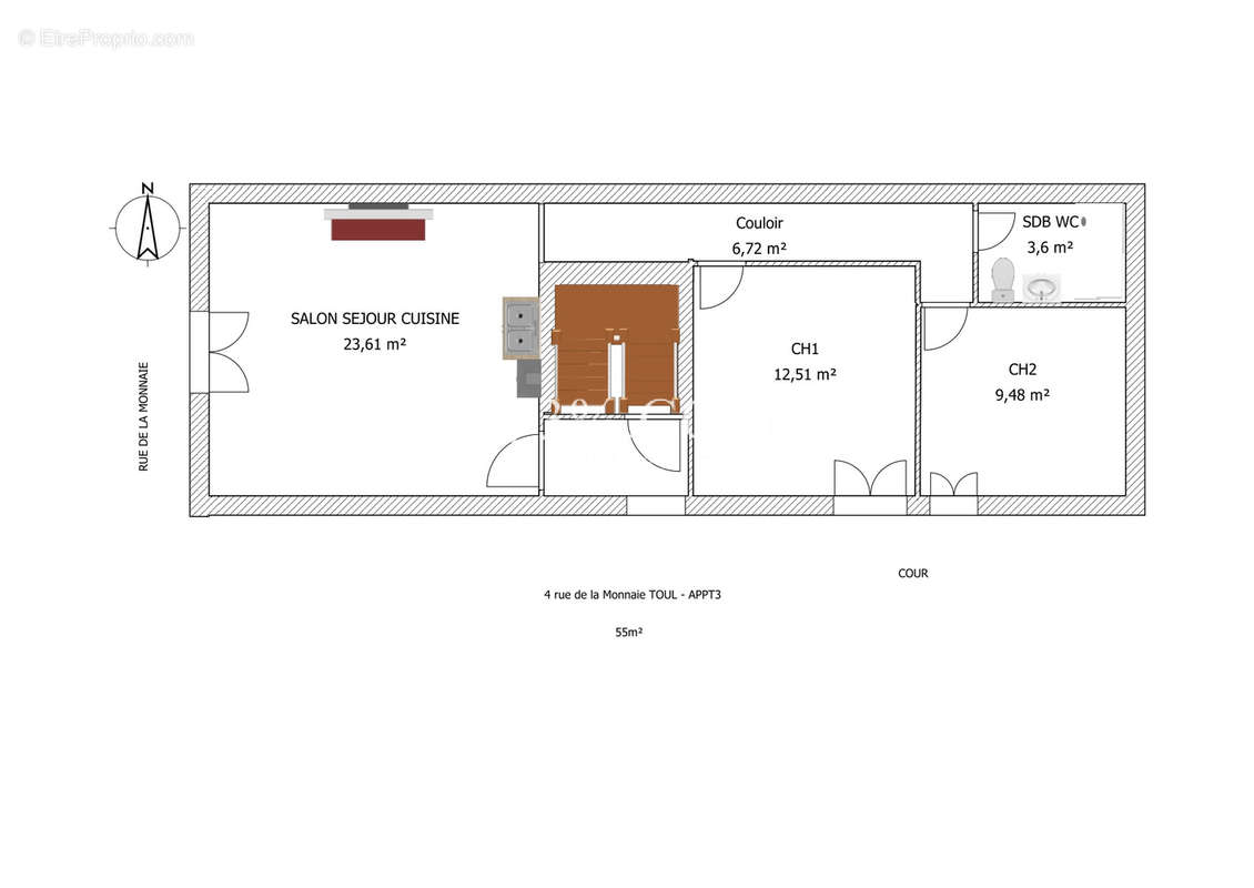 Appartement à TOUL