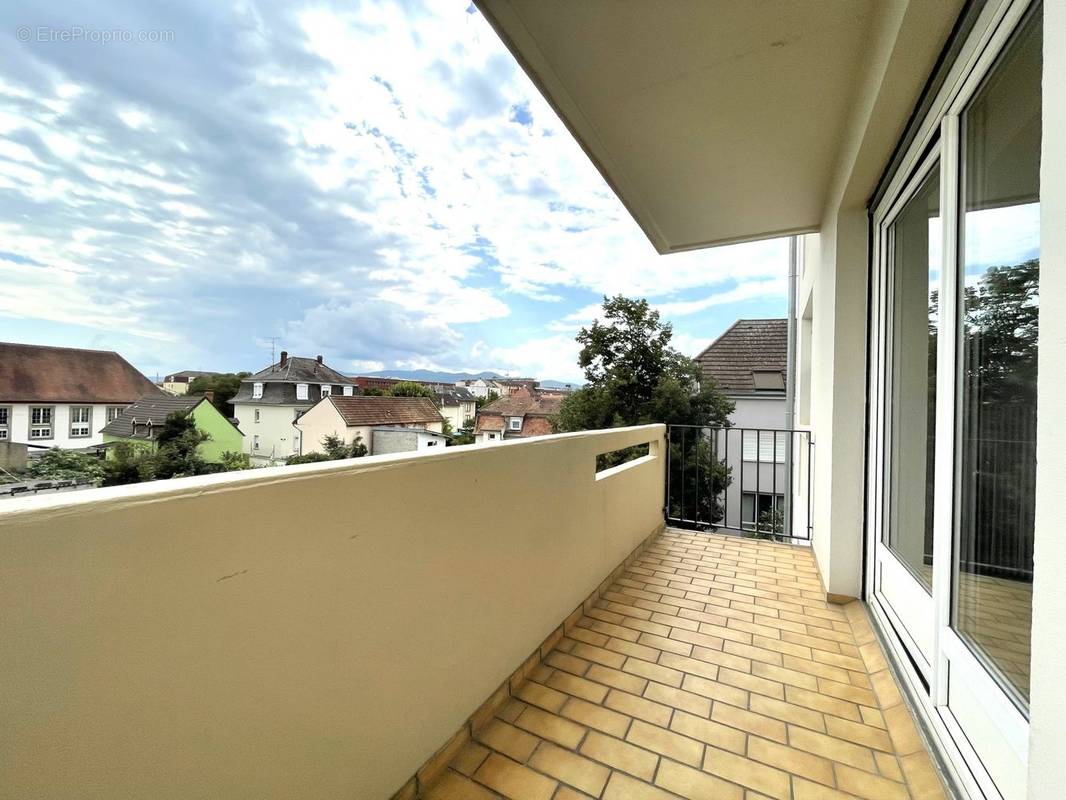 Balcon Sud - Appartement à COLMAR