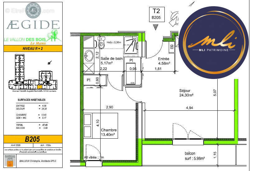 Appartement à LE MANS