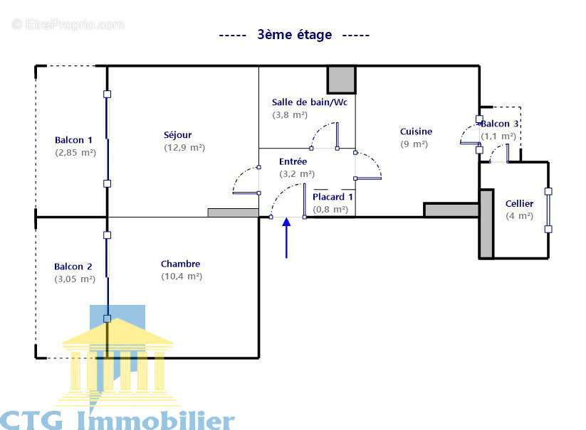 Appartement à MARSEILLE-8E