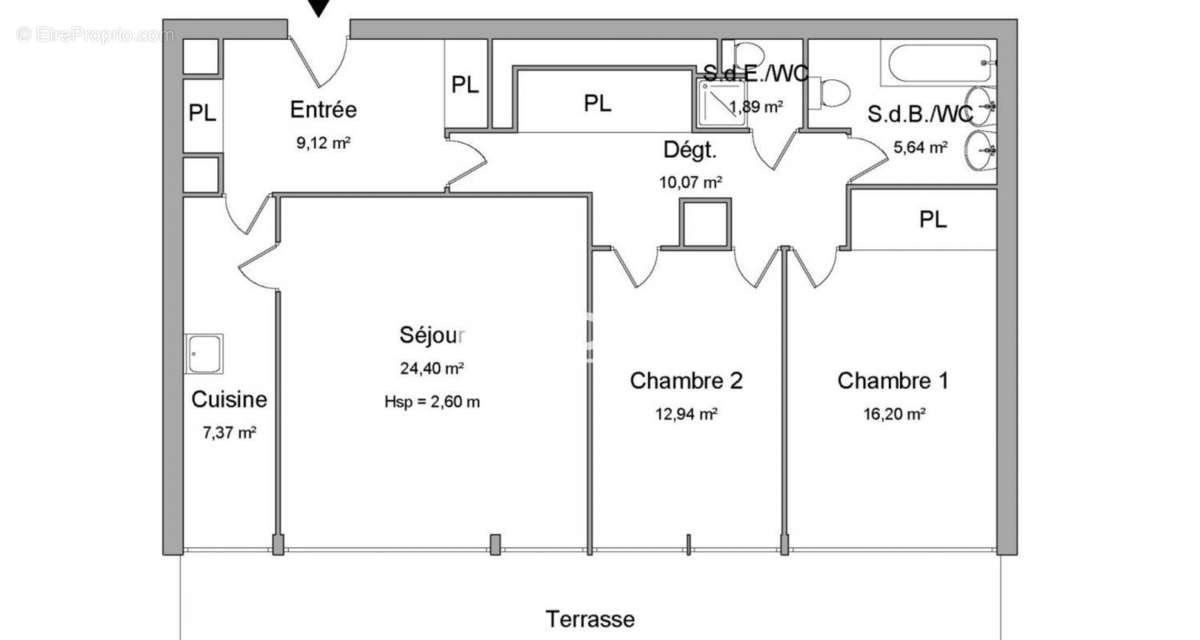 Appartement à MENTON