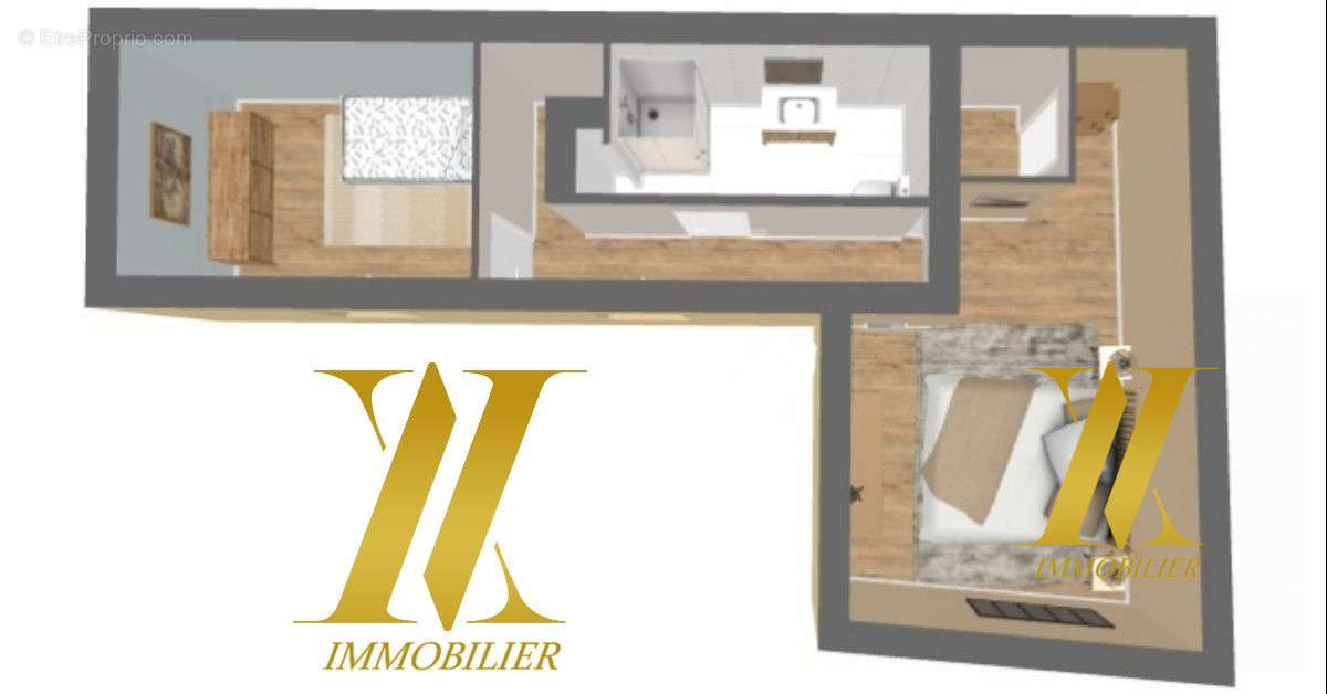 plan r+1 - Maison à SAINT-MARTIN-D&#039;ABLOIS