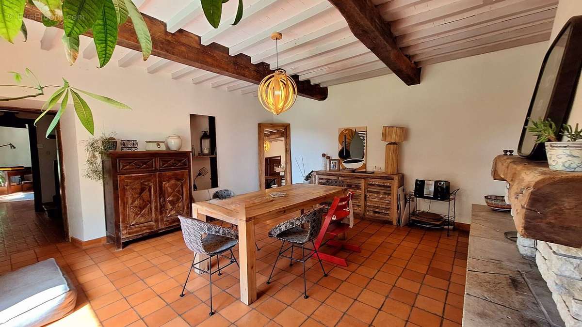 salle a manger/ dining room - Maison à BALESTA