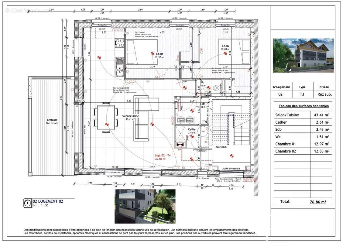 Appartement à NEUVECELLE