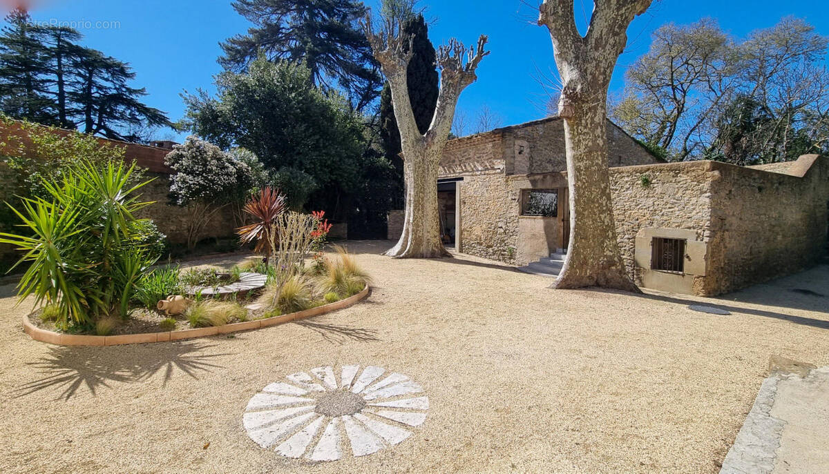 jardin - Maison à BOUILHONNAC