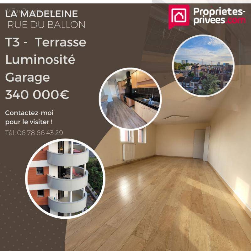 Appartement à LA MADELEINE