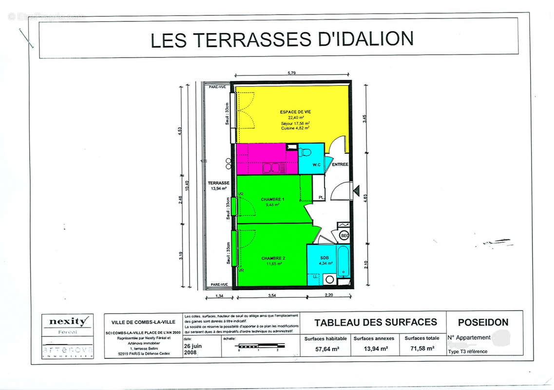 Appartement à COMBS-LA-VILLE