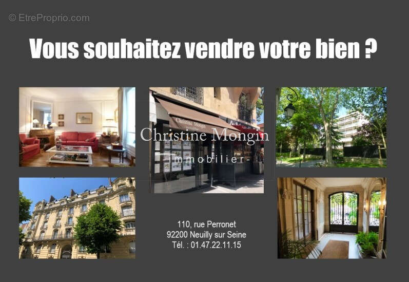 Appartement à NEUILLY-SUR-SEINE