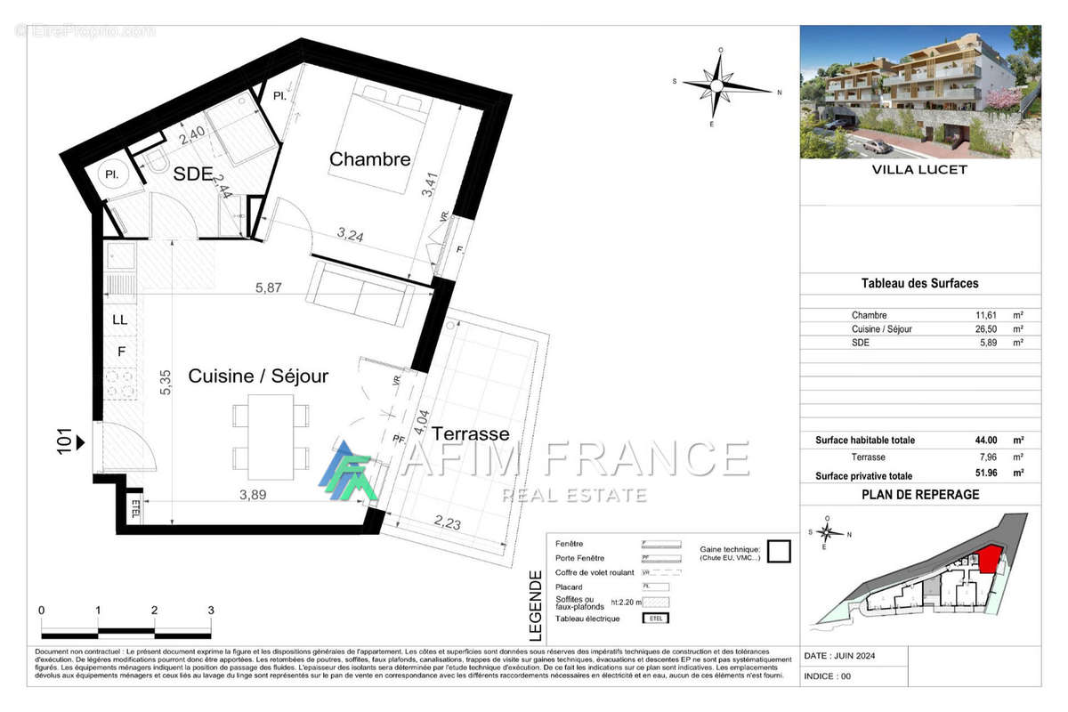 Appartement à BEAUSOLEIL