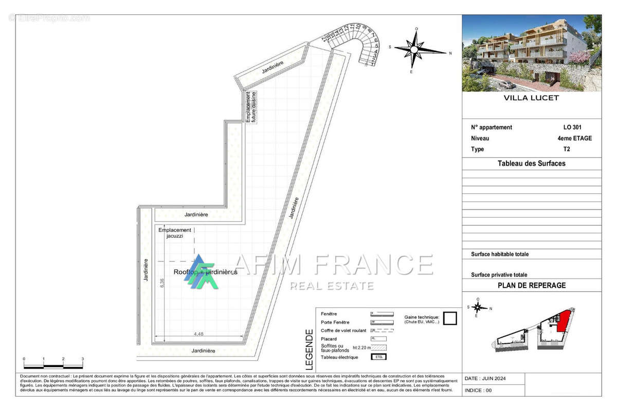 Appartement à BEAUSOLEIL