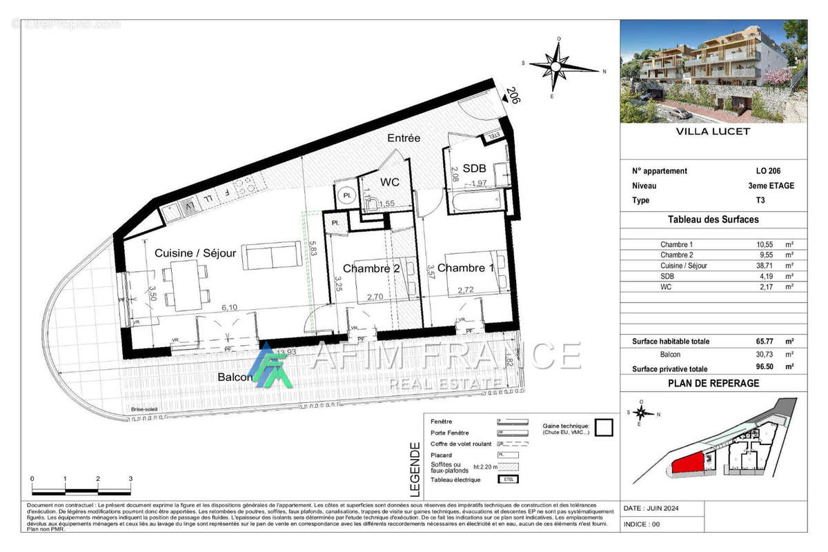 Appartement à BEAUSOLEIL