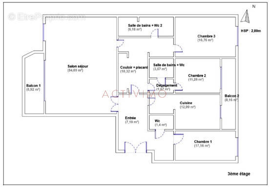 Appartement à NEUILLY-SUR-SEINE