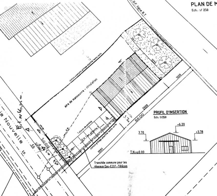 plan masse modifié - Commerce à COULOMMIERS