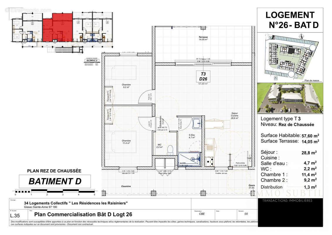 Appartement à SAINTE-ANNE