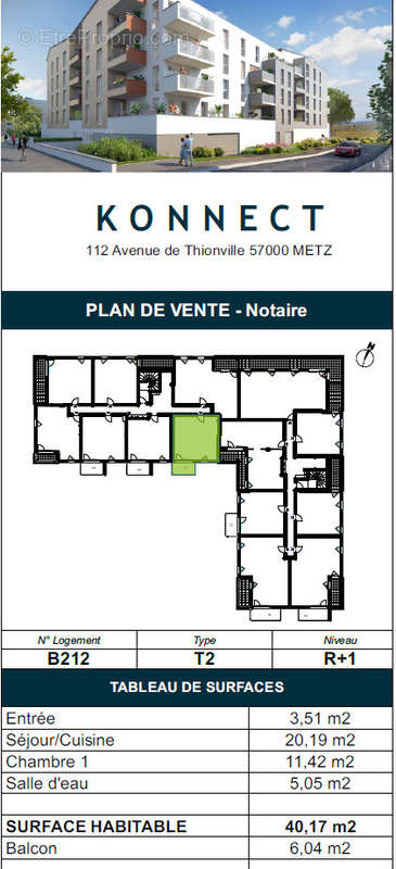 Appartement à METZ