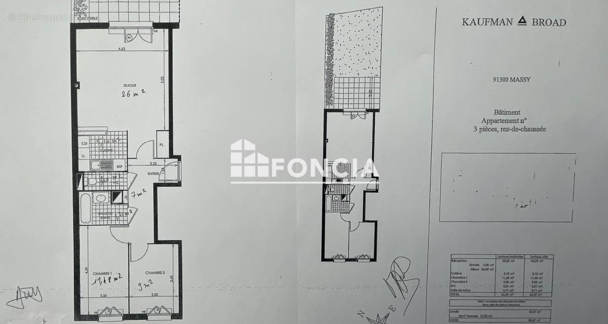 Appartement à MASSY