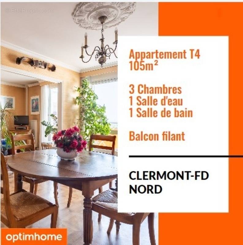 Appartement à CLERMONT-FERRAND