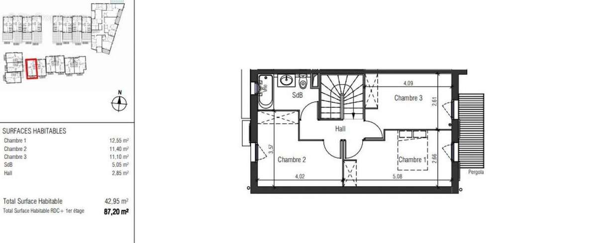 Appartement à MAUGUIO