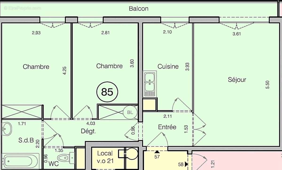 Appartement à ISSY-LES-MOULINEAUX